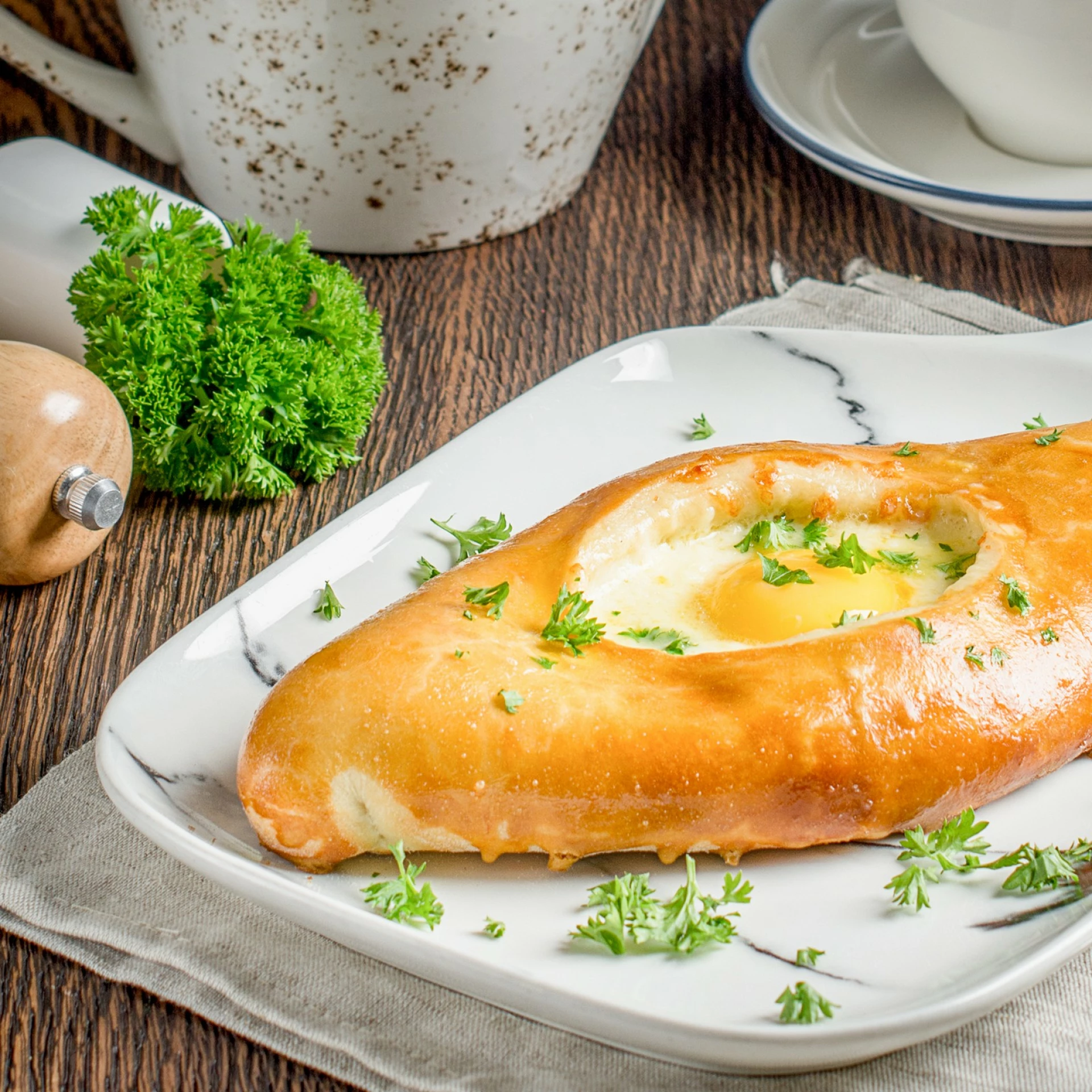 Мини хачапури по-аджарски