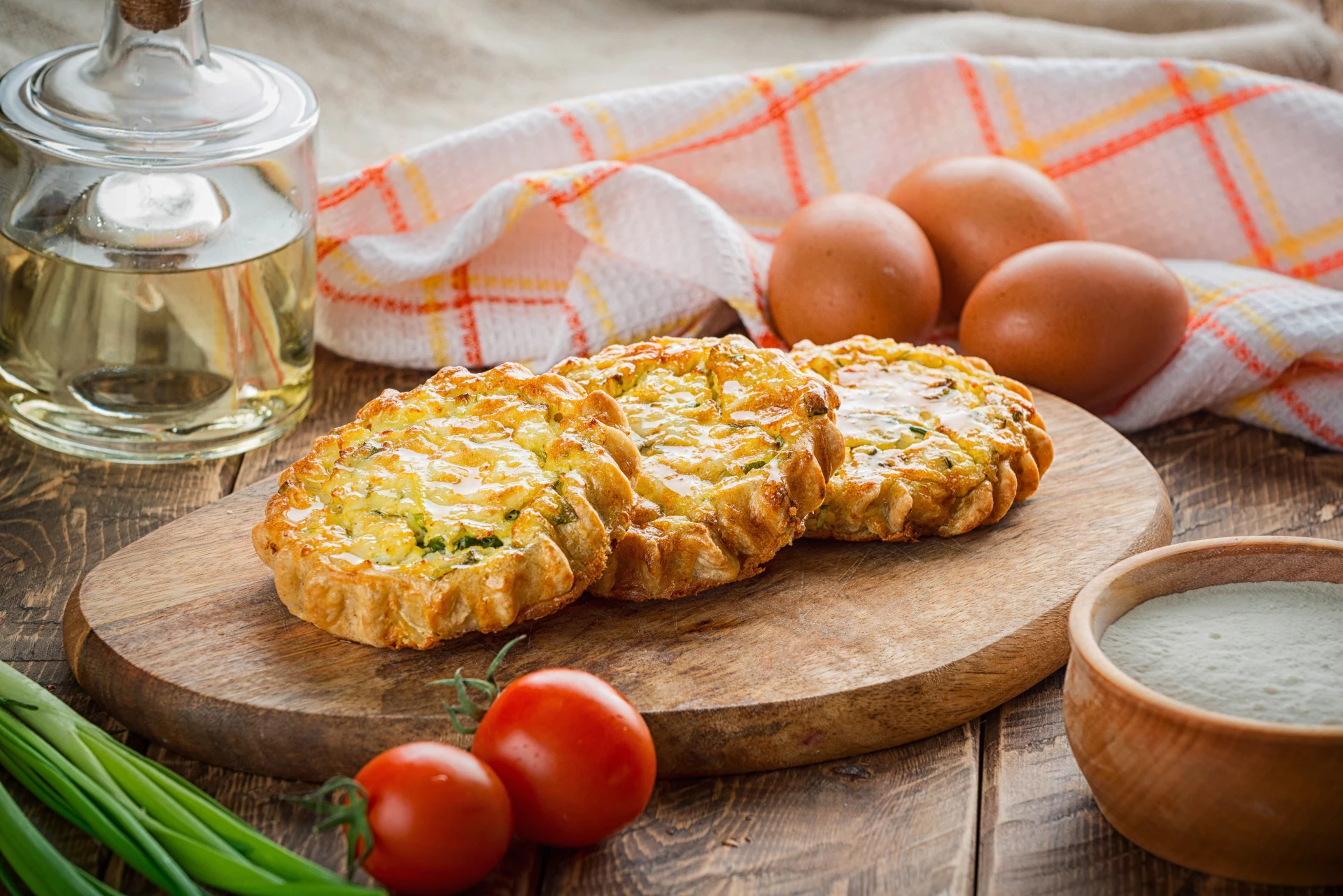 Перепечи с луком и яйцом 70 гр