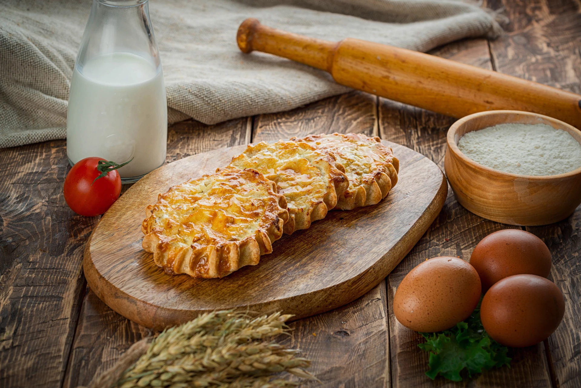 Перепечи с картофелем и грибами 70 гр