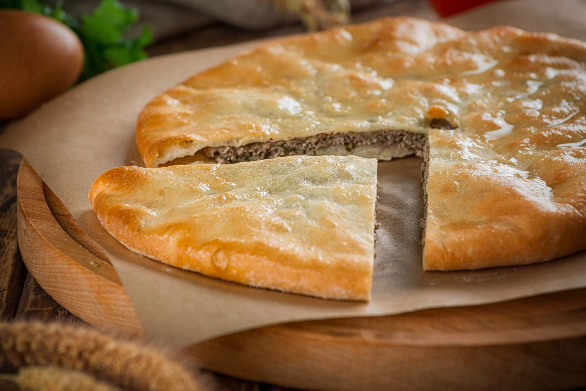 Пирог осетинский с мясом 300 гр