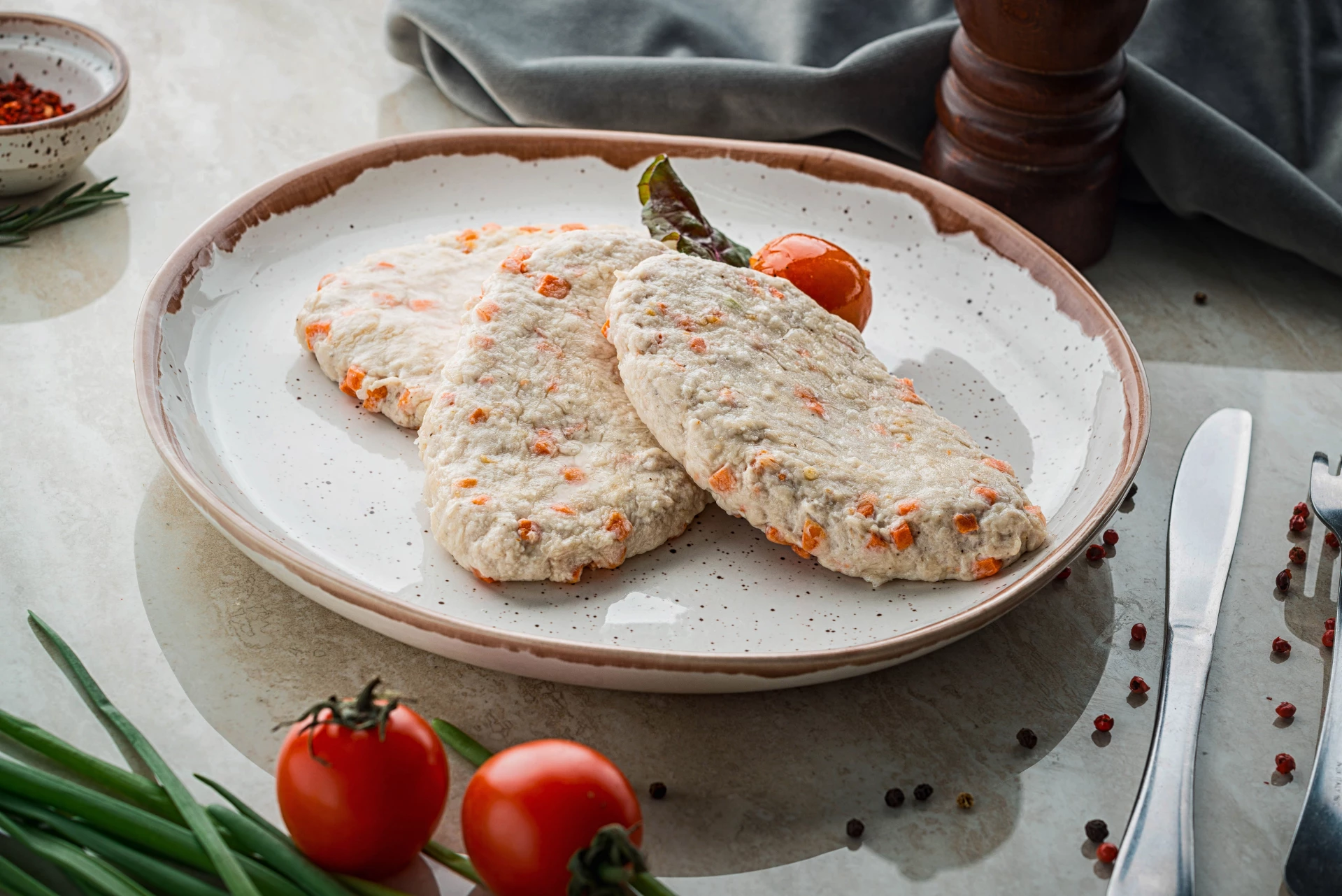 Котлета из индейки с овощами 100 гр