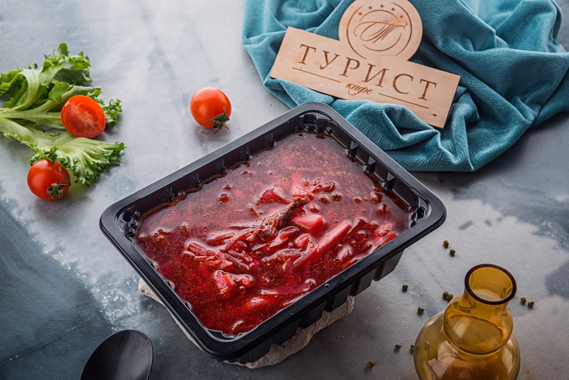 Борщ из свежей капусты с мясом л