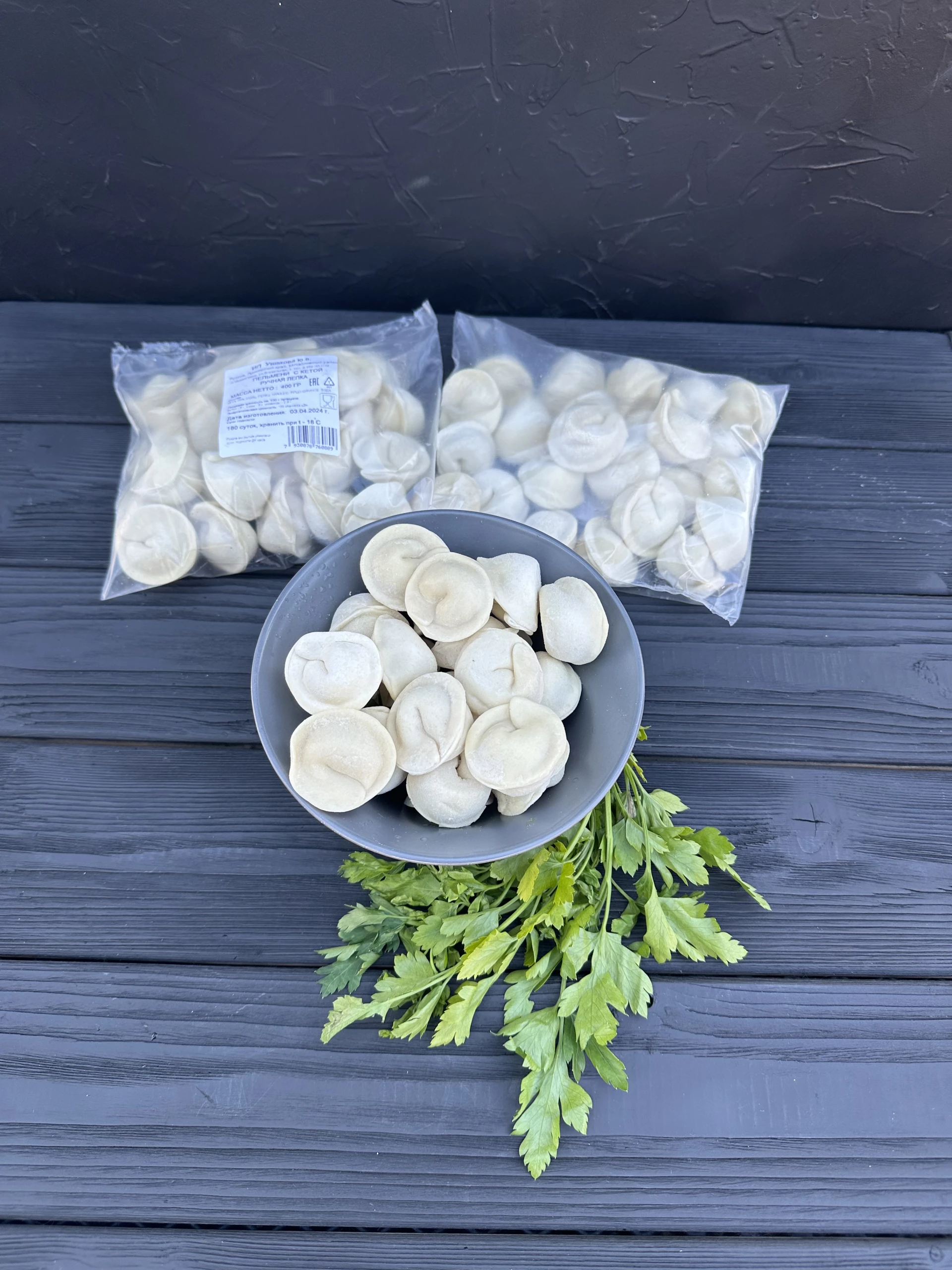 Пельмени Ручной лепки с кетой