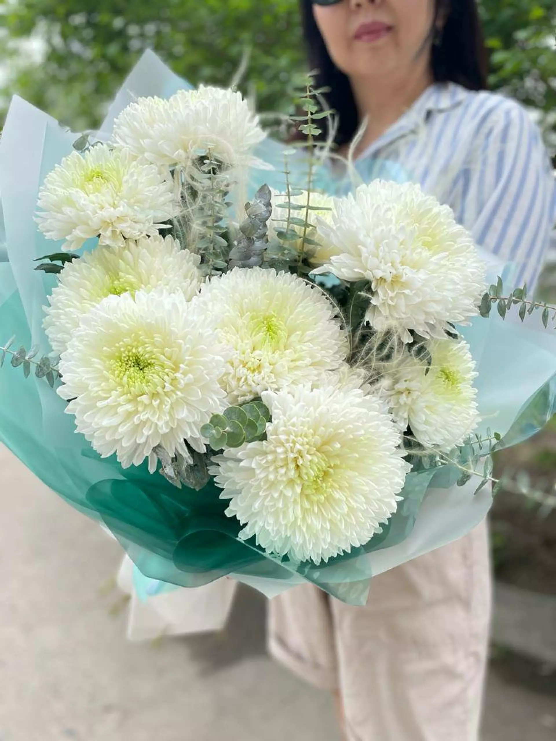 Букет из хризантем
