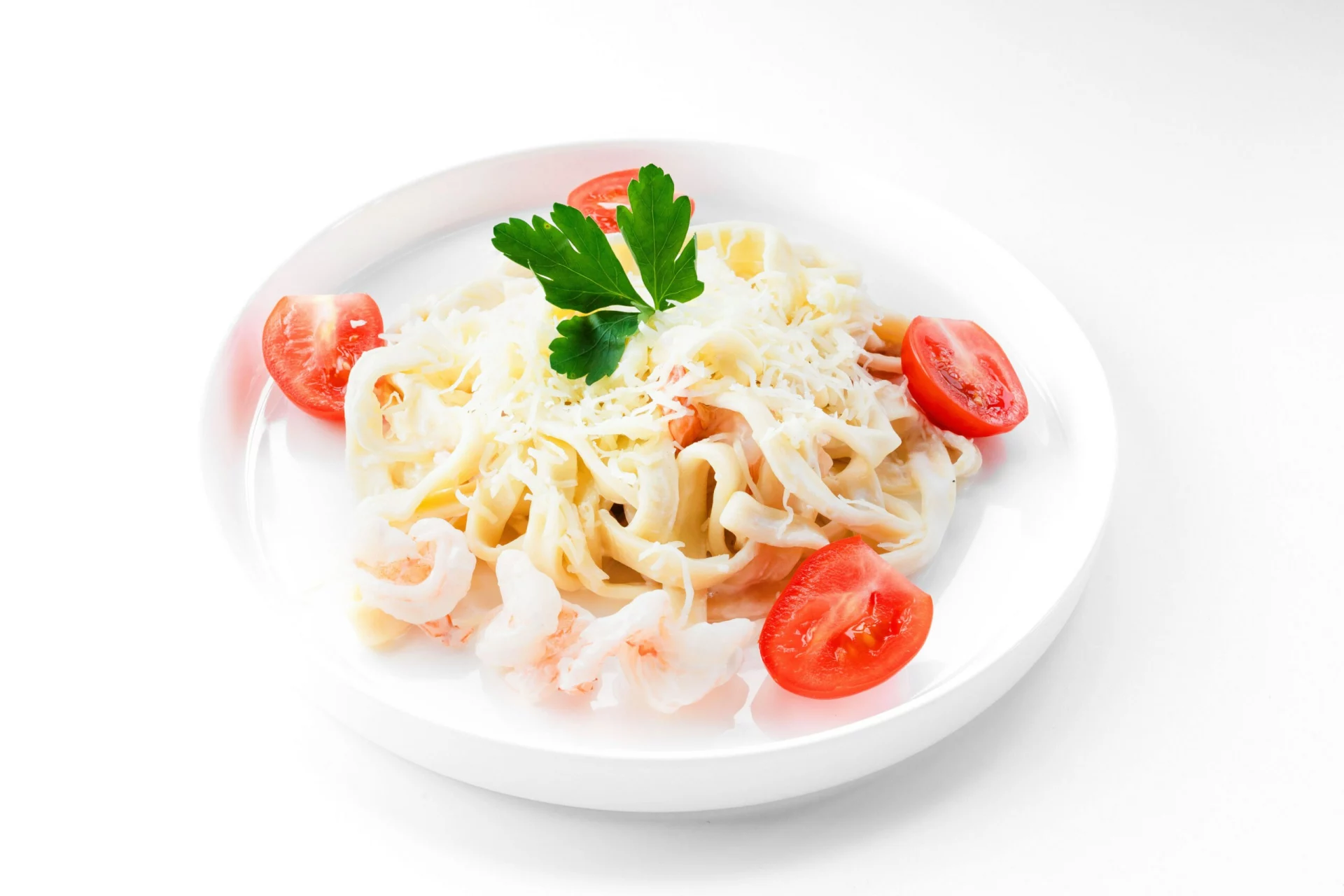 Лапша с морепродуктами