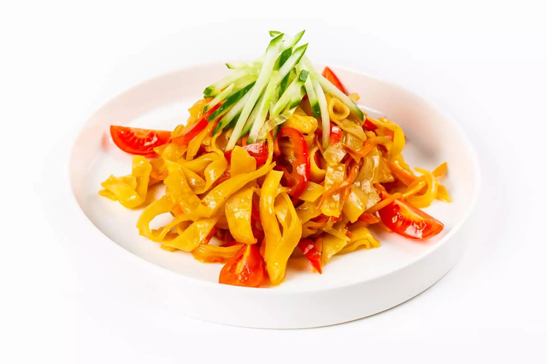 Лапша с овощами