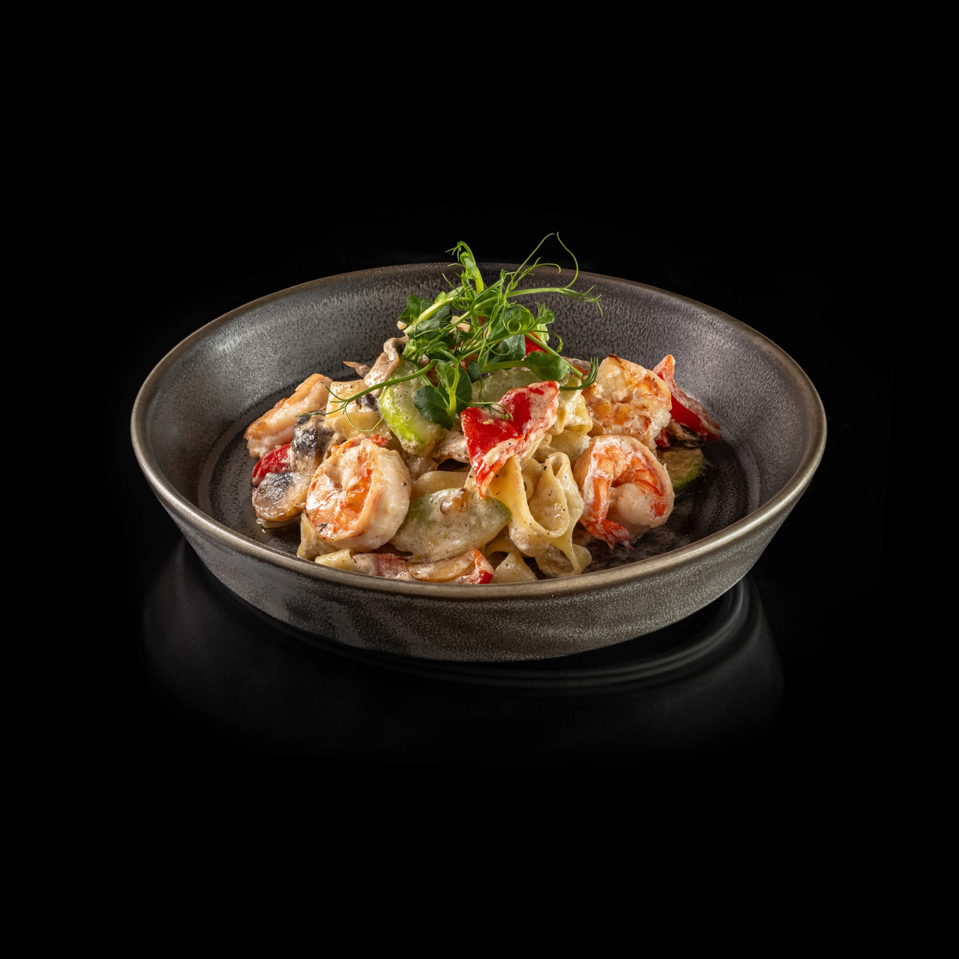 Паста с креветками