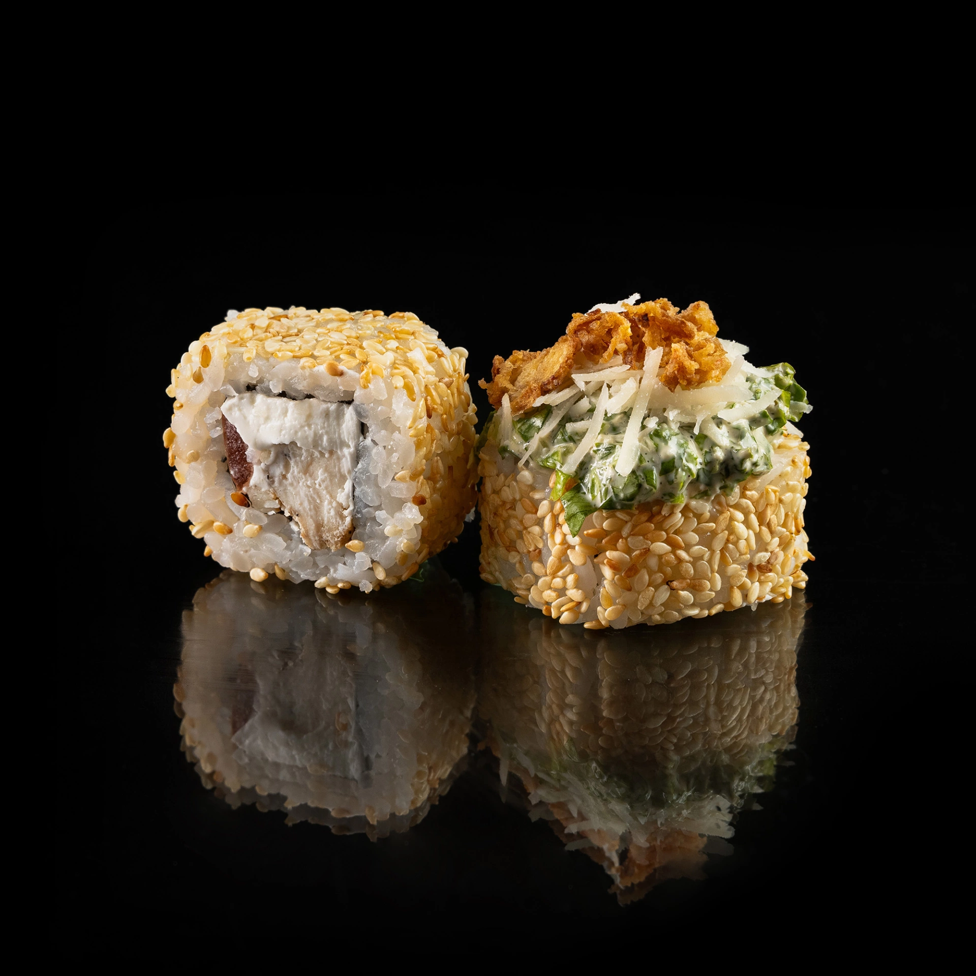 Ролл цезарь с куриной грудкой