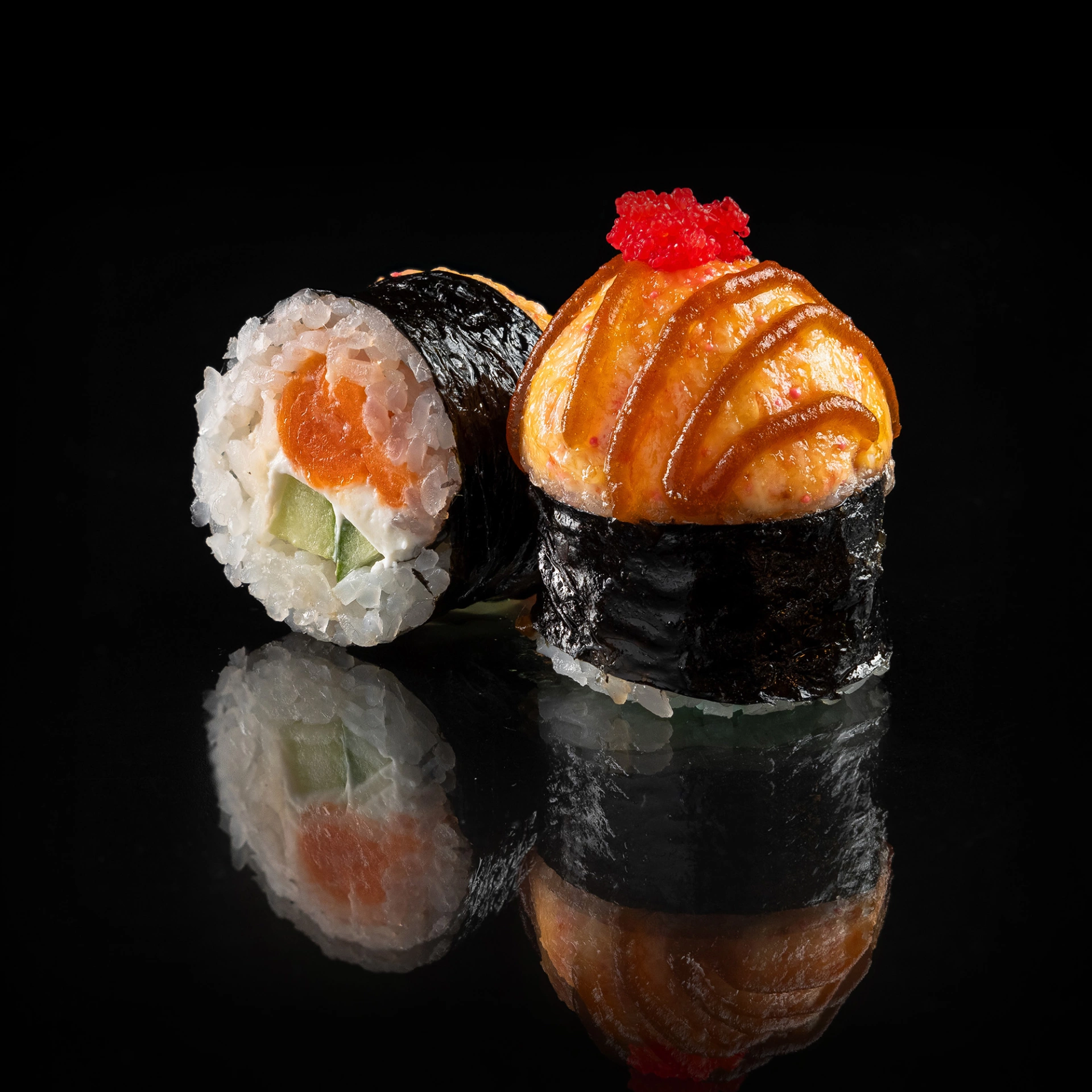 Тоторо с лососем