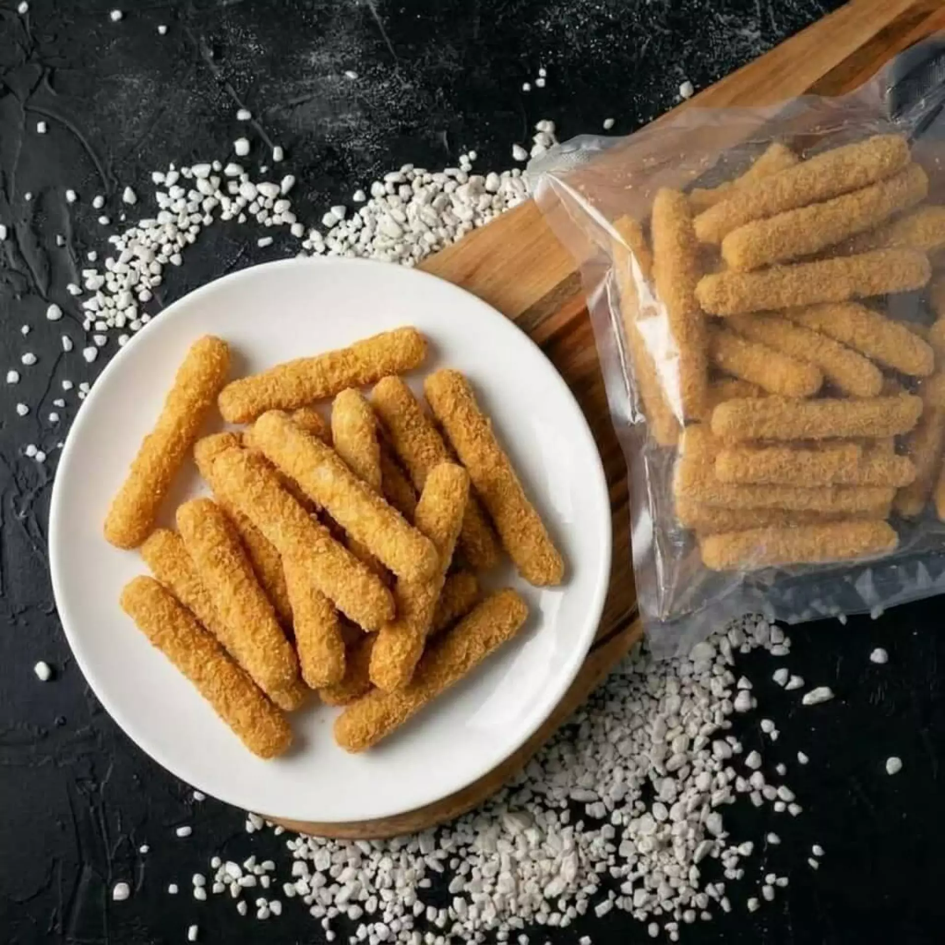 Кальмар ( палочки в панировке) 500 гр.