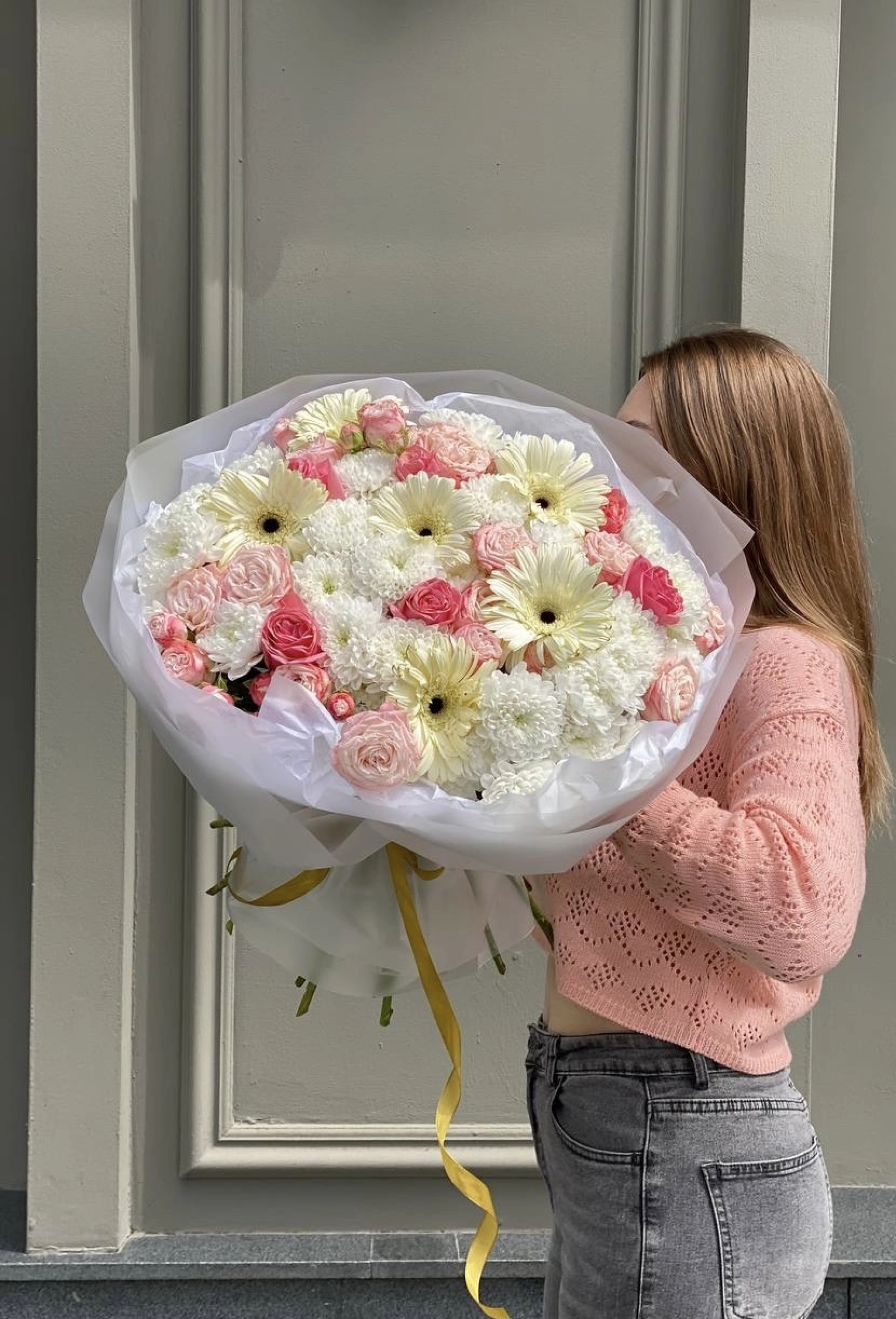 Сборный букет с герберами