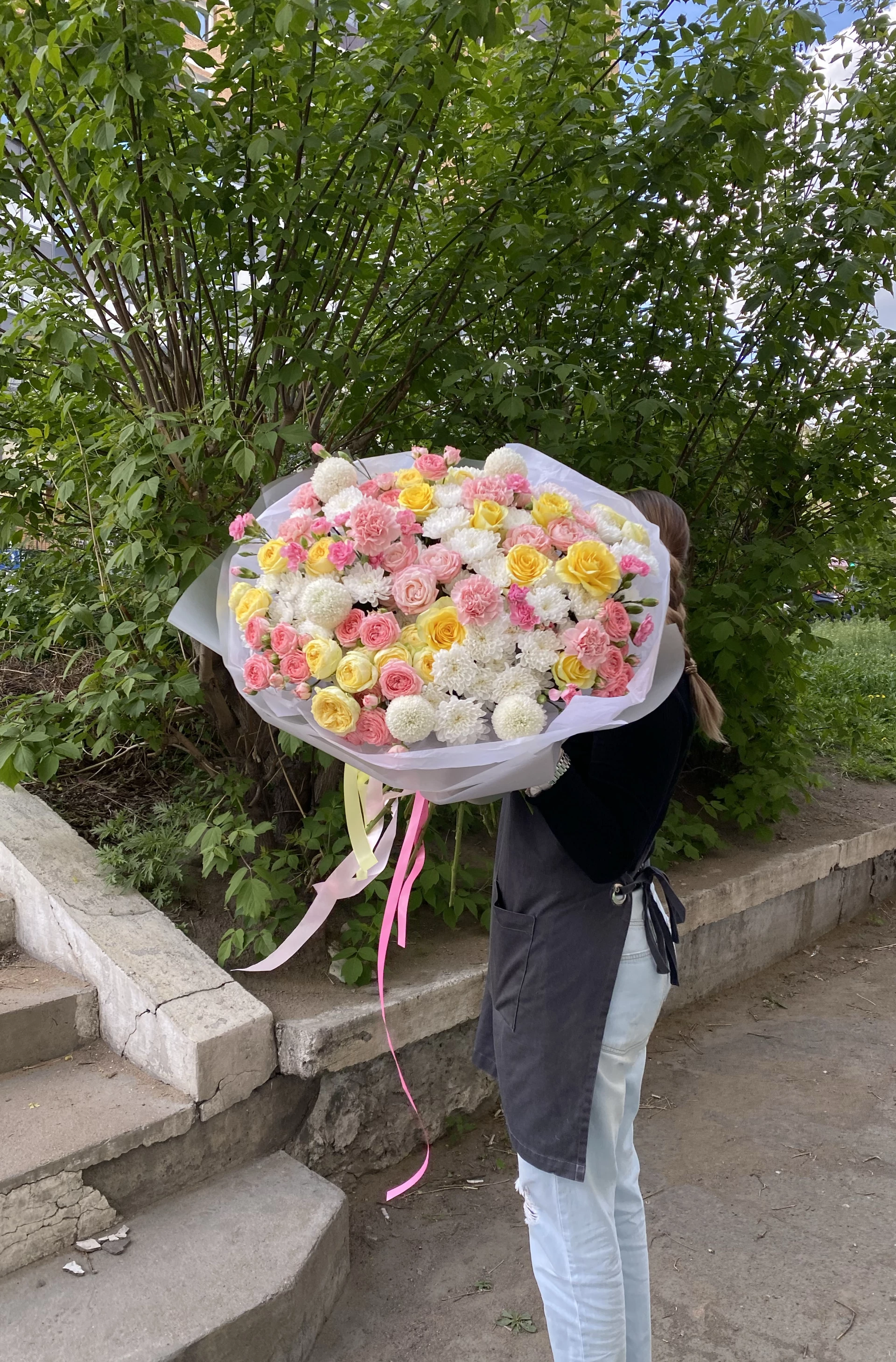 Сборный дофаминовый букет, размер XXL