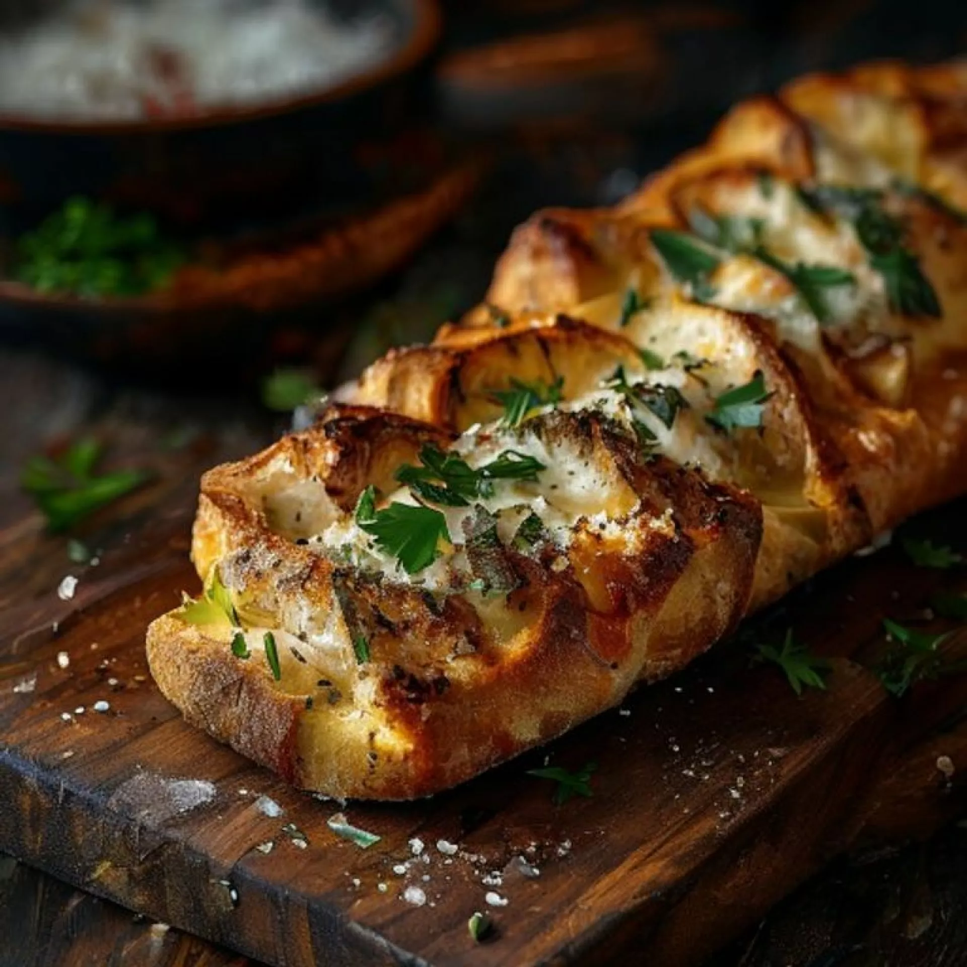 Багет с чесночным маслом