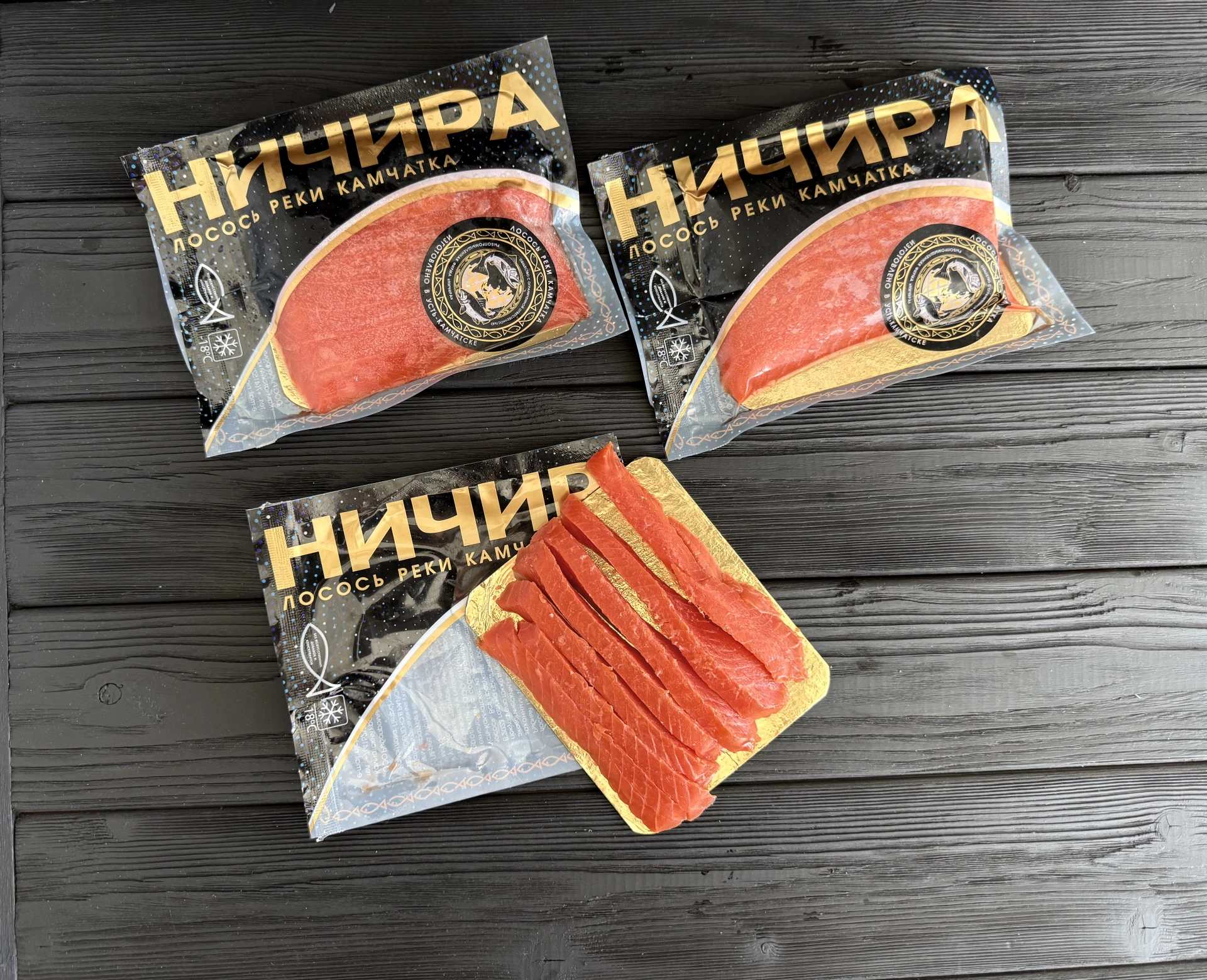 Нерка филе-ломтики подкопченные 180 гр.