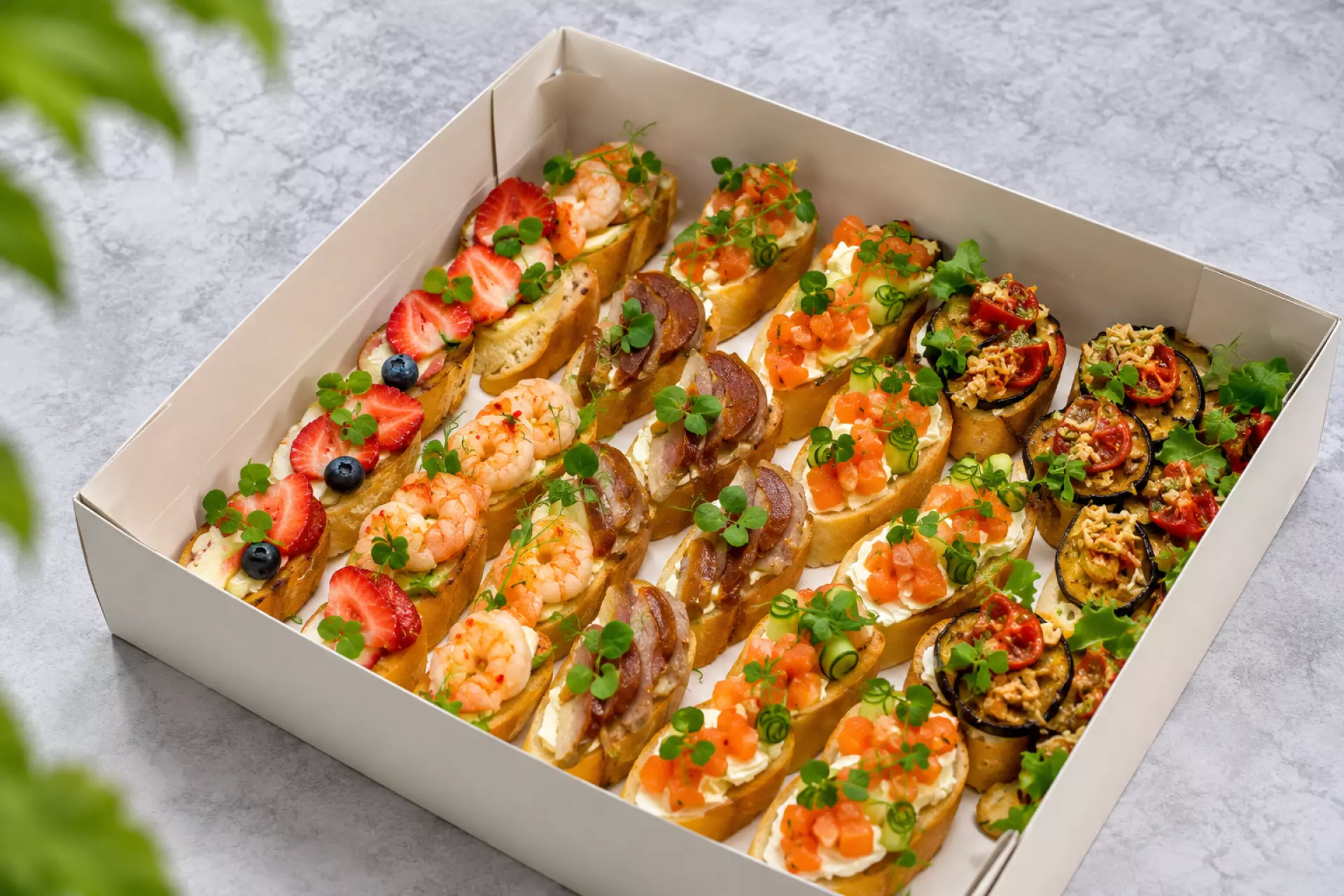 Кростини микс (36шт)