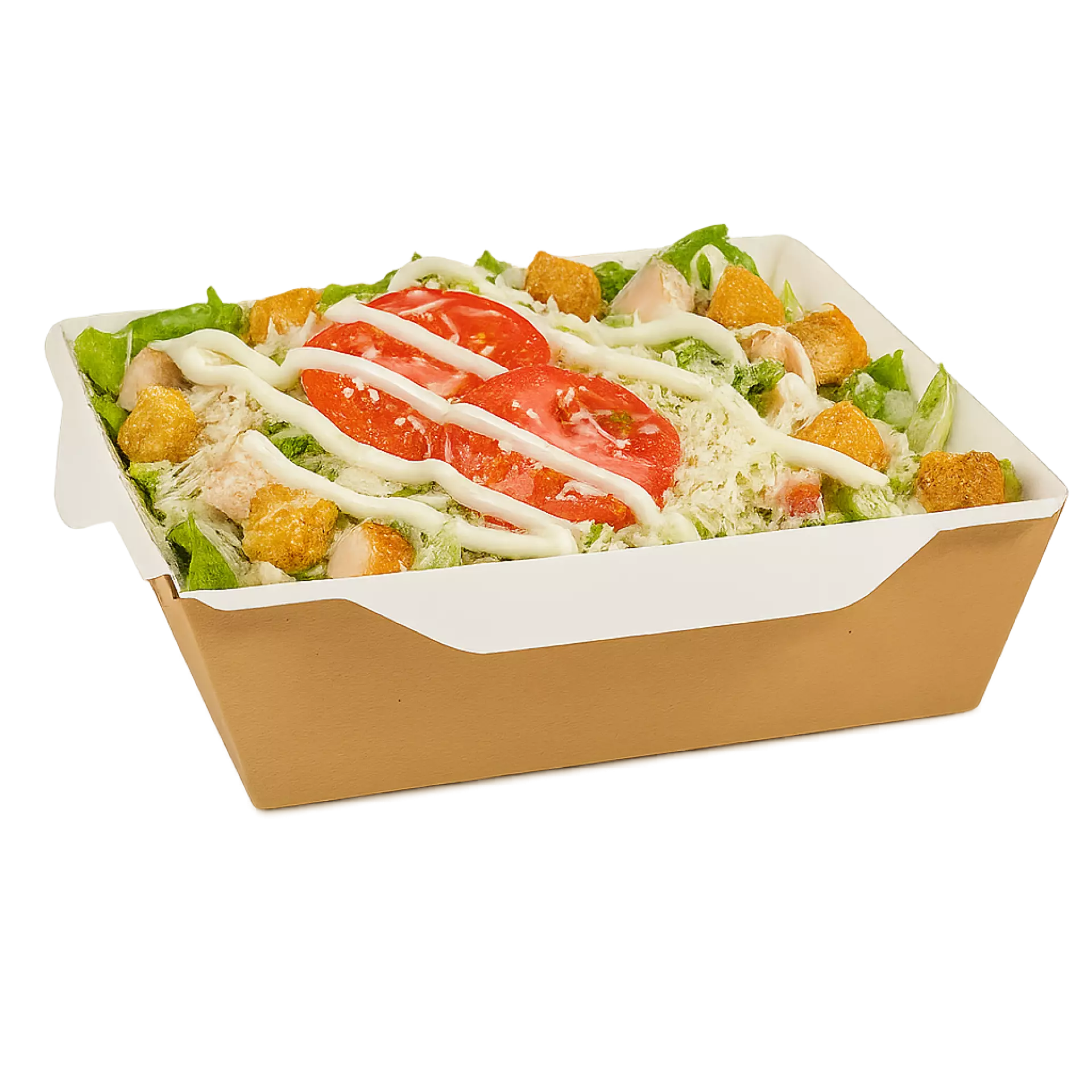 Салат Цезарь с курицей