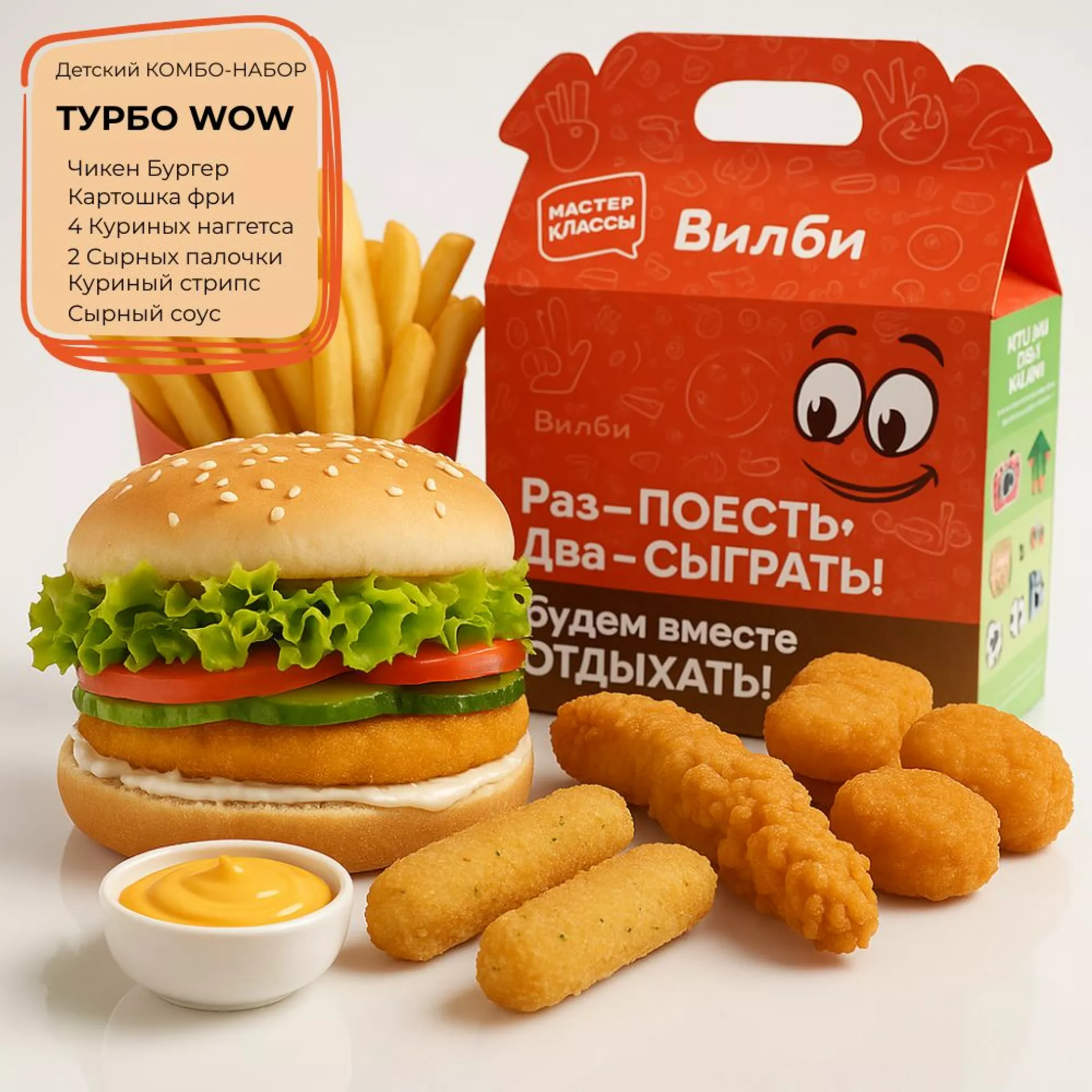 Детский комбо-набор ТУРБО WOW